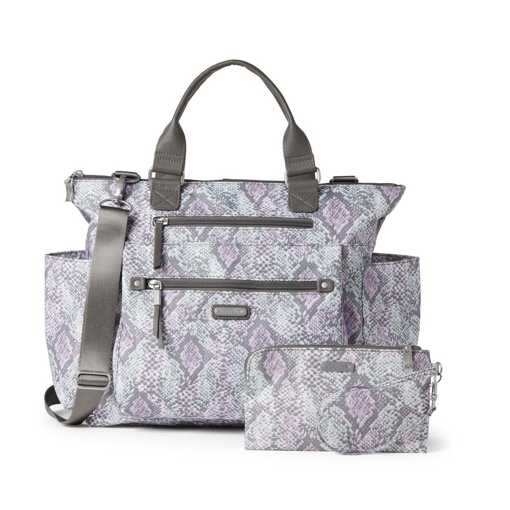 Baggallini Women's 3-in-1 Convertible Tote Backpack with RFID Wristlet 1