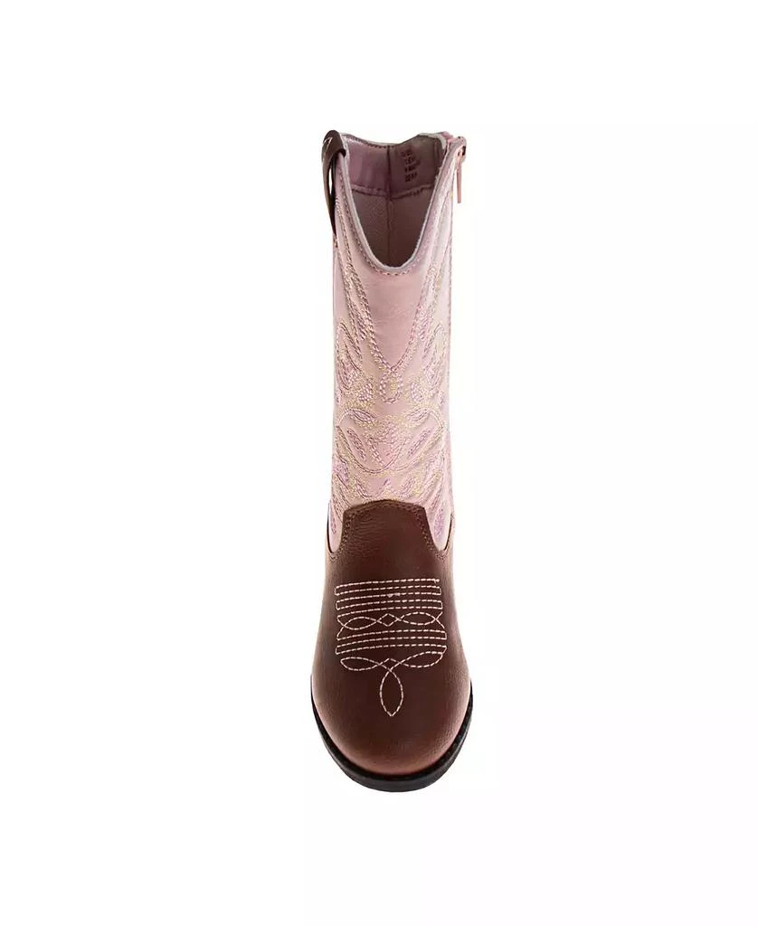 Kensie Little Kids Embroidered Cowgirl Boots 7