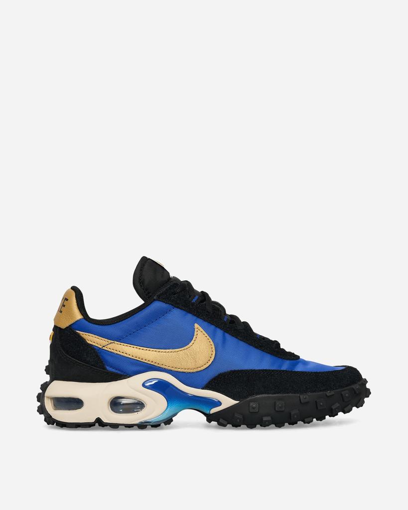 NIKE Air Max Waffle Sneakers Black / Hyper Blue - Men's