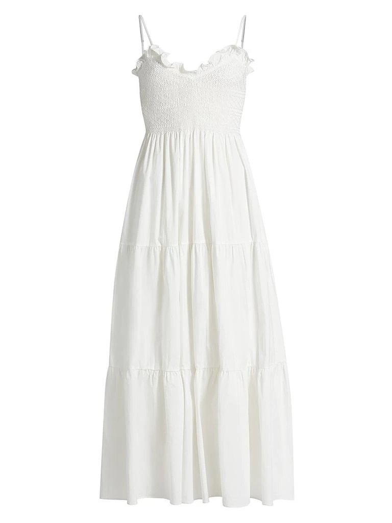 chinese dress ladies Women's Seraphine A-Line Spaghetti Strap Sequin Maxi Dress S/M/L/Customize Pearl White Mean Blvd, Pearl White / S main image 1
