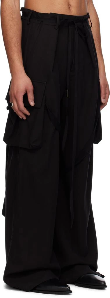 ANN DEMEULEMEESTER Black Iben Cargo Pants 2