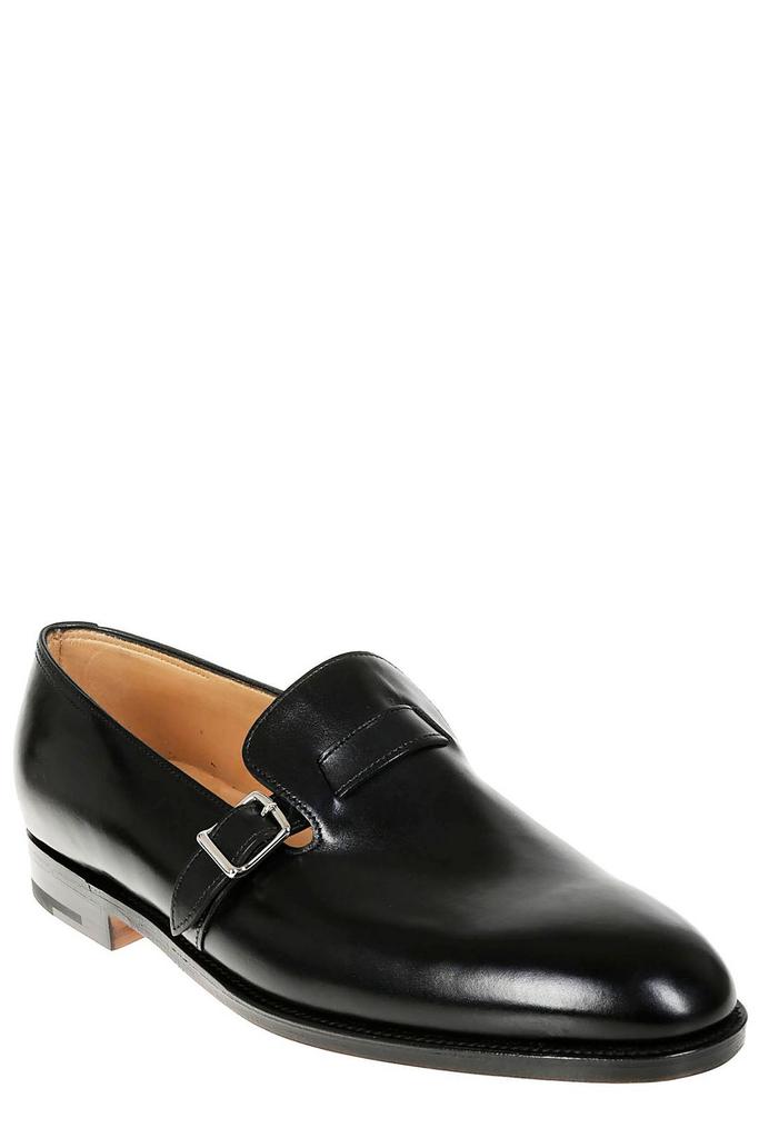 John Lobb John Lobb Buckle Detailed Slip-On Loafers
