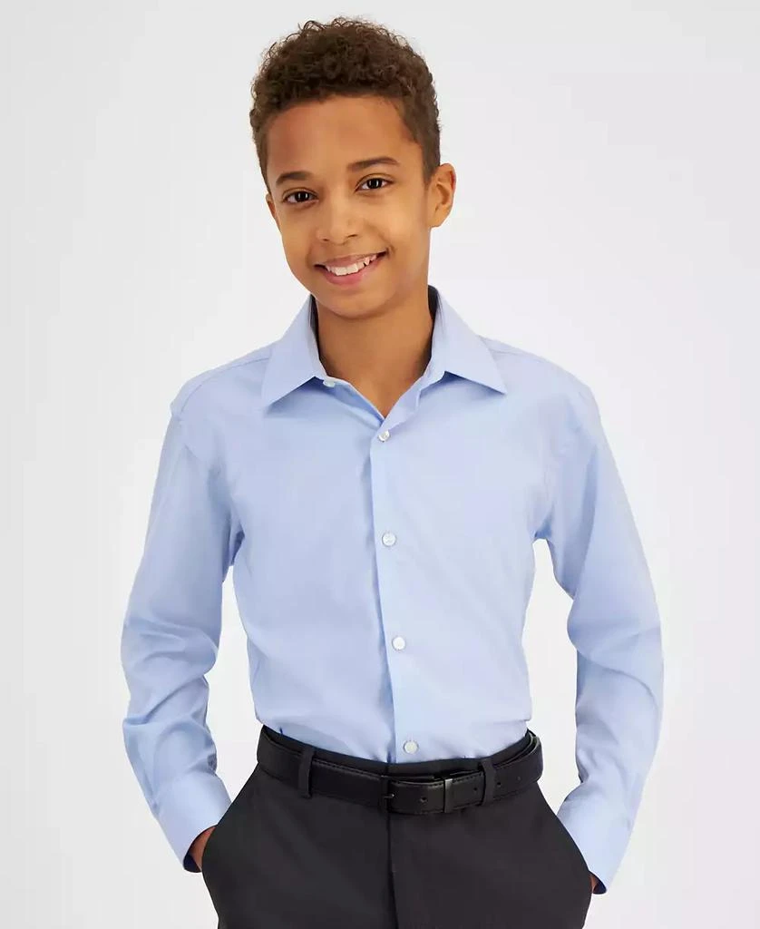 Michael Kors Big Boys Classic Fit Stretch Dress Shirt 1