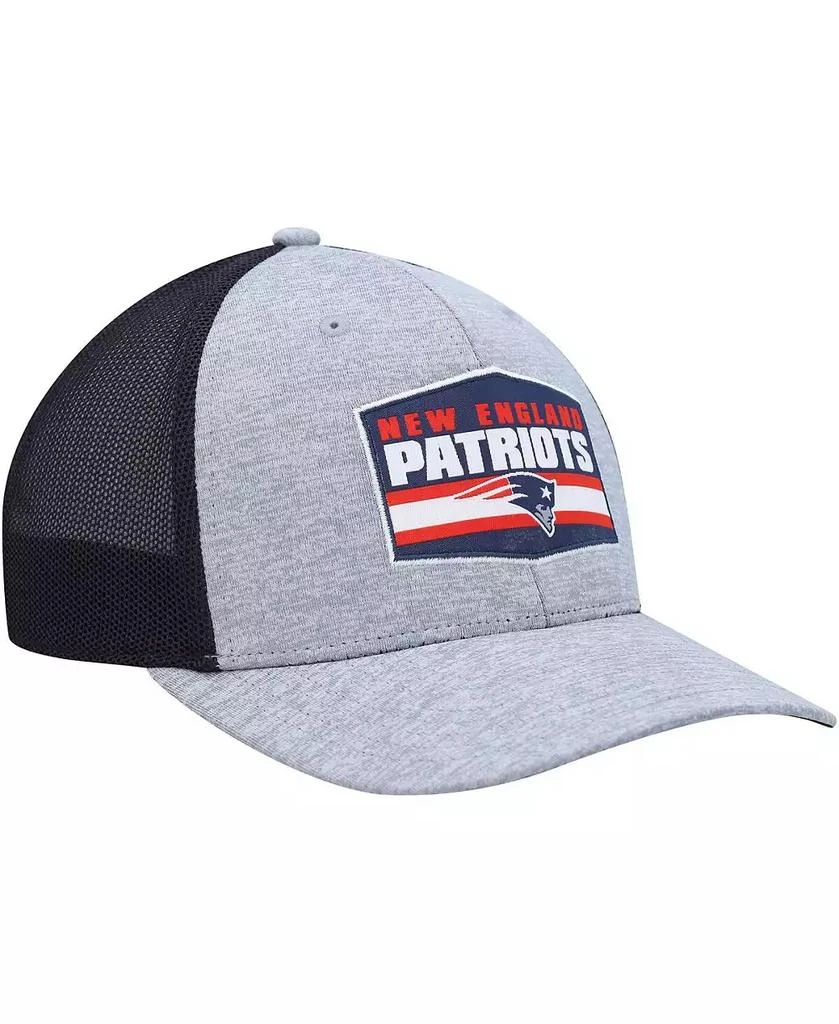 47 Brand Men's Heathered Gray, Navy New England Patriots Motivator Flex Hat 4