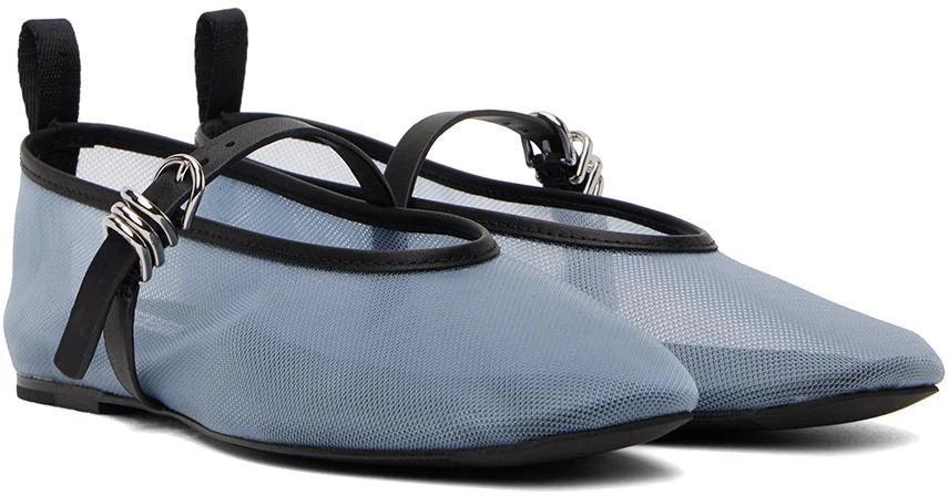 Rag & Bone Blue Spire Mary Jane Ballerina Flats 4