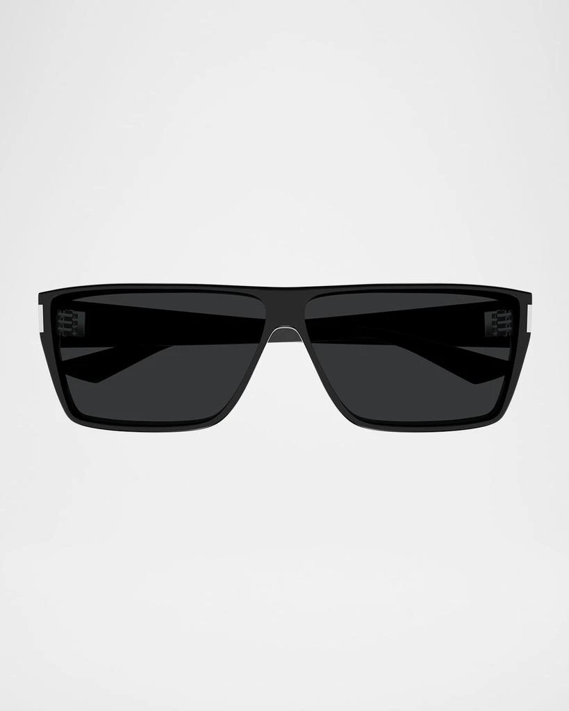 Yves Saint Laurent Men's SL 757M Acetate Rectangle Sunglasses 1
