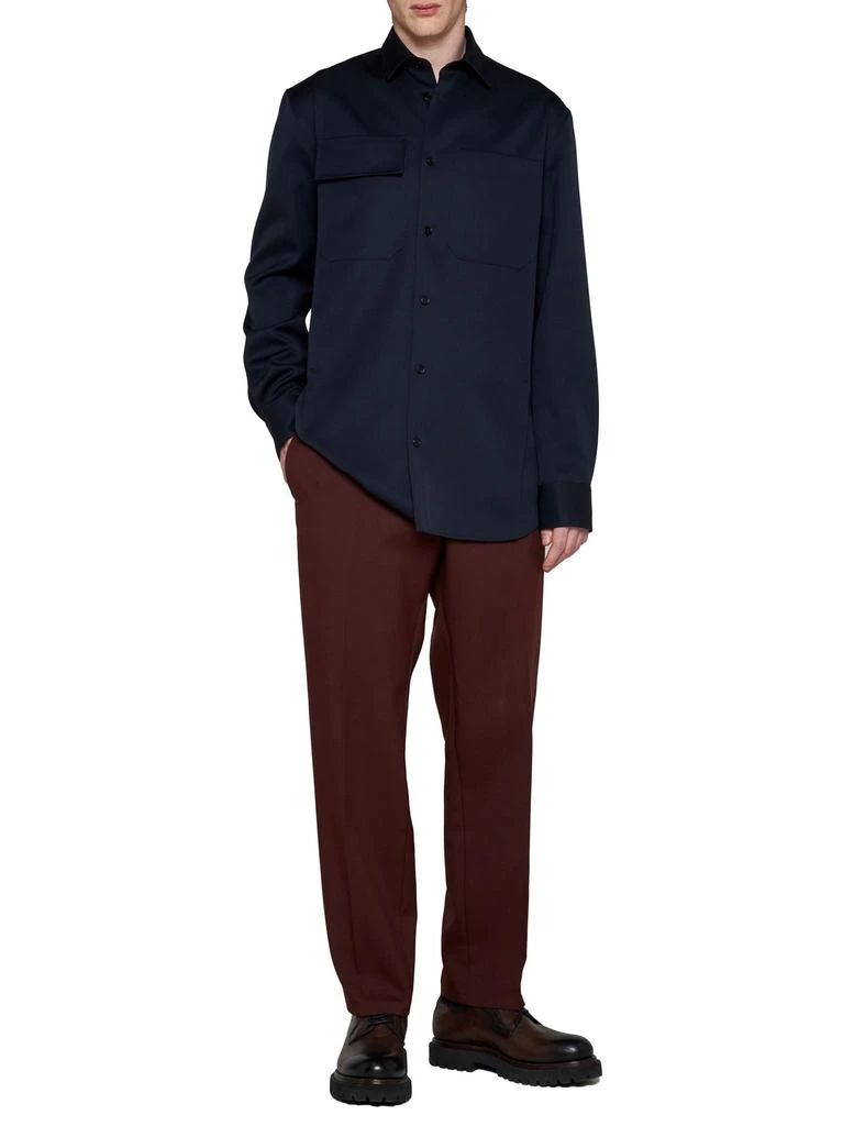 Jil Sander Jil Sander Long-Sleeved Buttoned Shirt 4