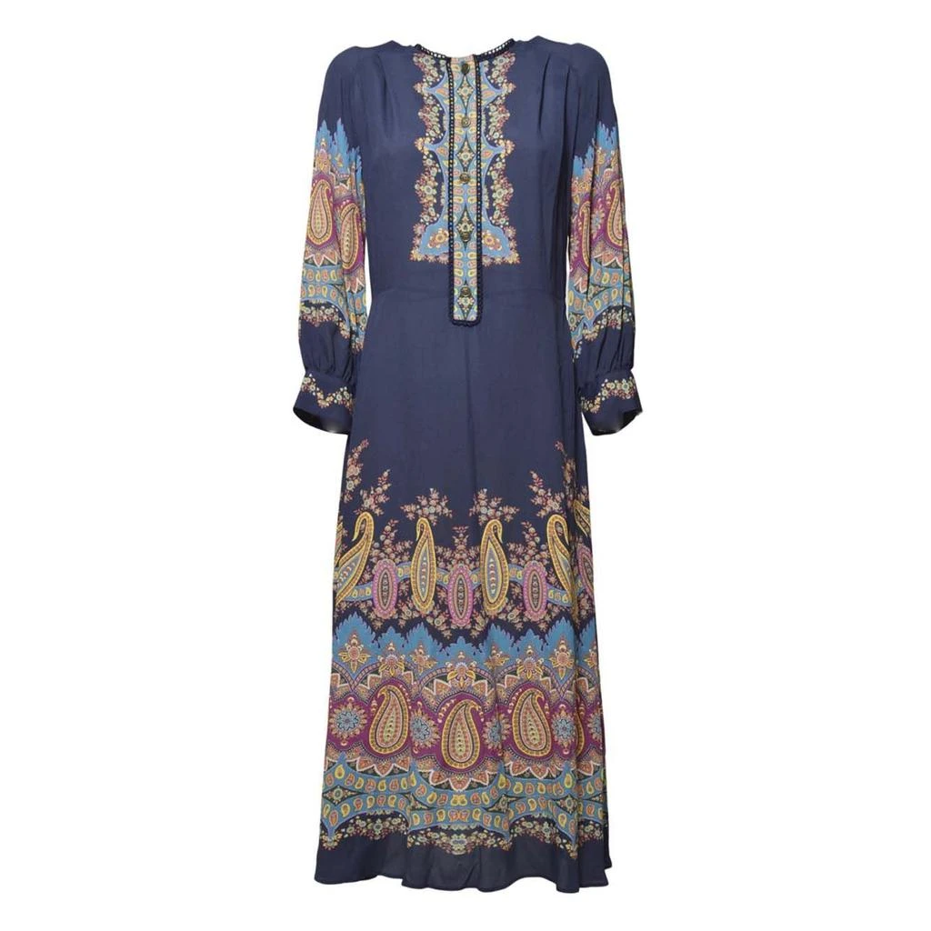 ETRO Etro Long Sleeved Paisley Printed Dress 1