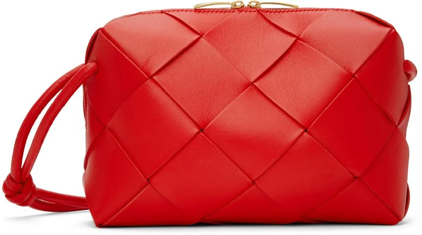 Bottega Veneta Red Small Cassette Camera Bag 1