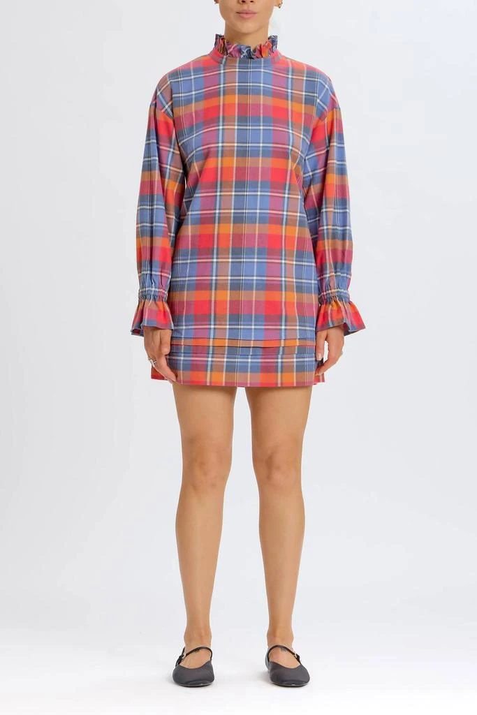 Something Navy Something Navy - Mock Neck Plaid Dress 1