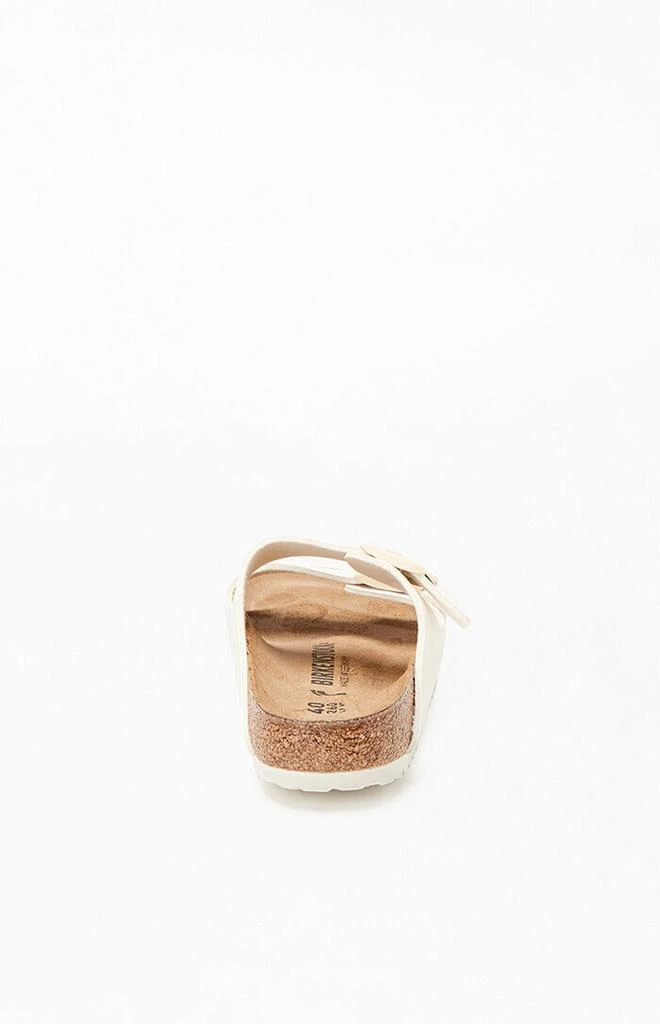 Birkenstock Women's Arizona Slide Sandal Eggshell 3