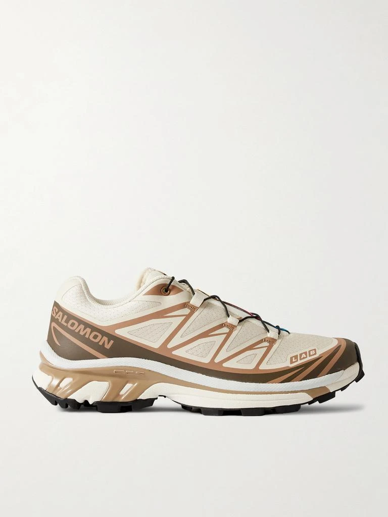 Salomon Xt-6 橡胶边饰网眼运动鞋