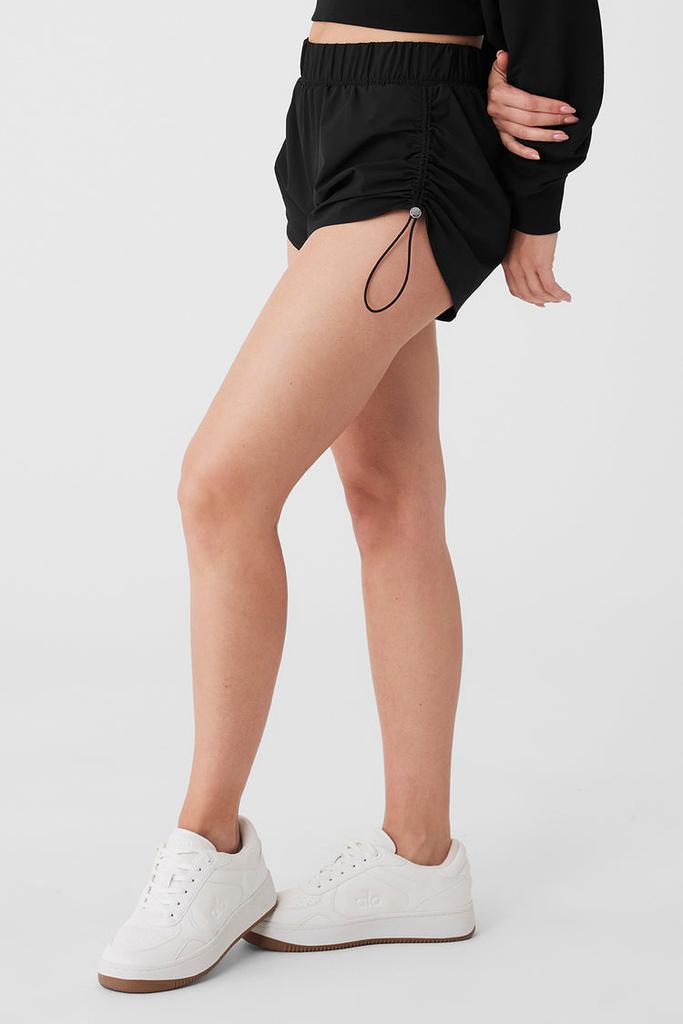フィットネスボトムス [Alo Yoga] Cinch It Up Short Alo Cinch It Up Short - Black - Shorts - Free Shipping
