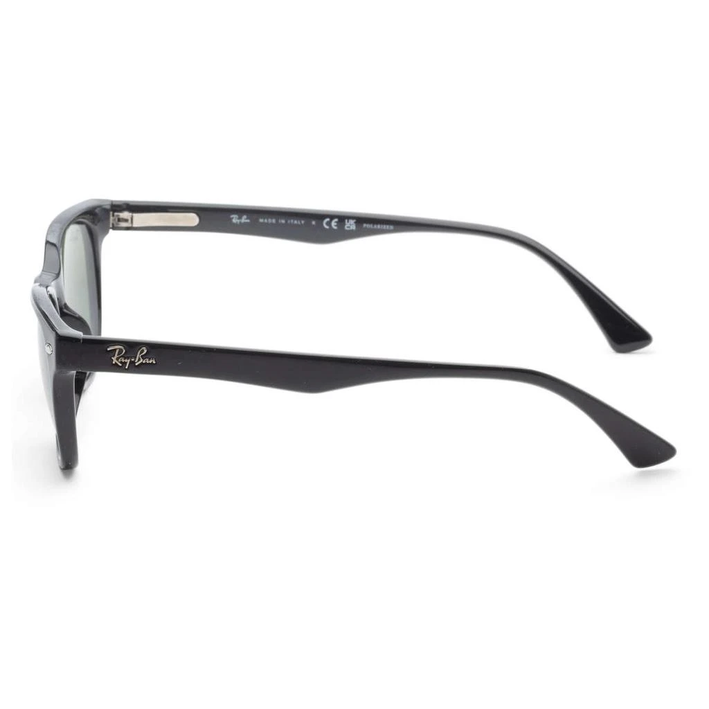 Ray-Ban Ray-Ban Men's Black Round Polarized Sunglasses 2