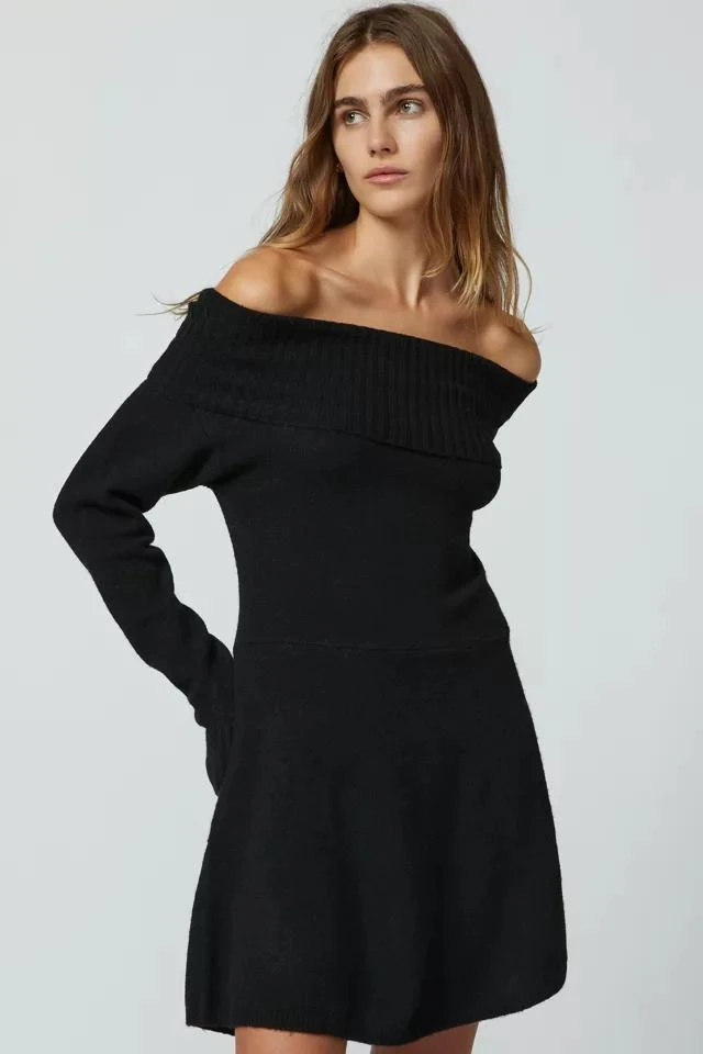 Urban Outfitters UO Blake Off-The-Shoulder Mini Dress 1