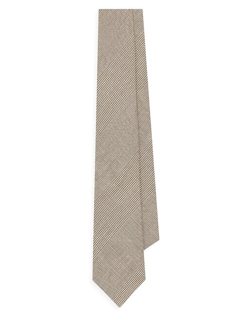 Ralph Lauren Glen Check Linen-Silk Tie