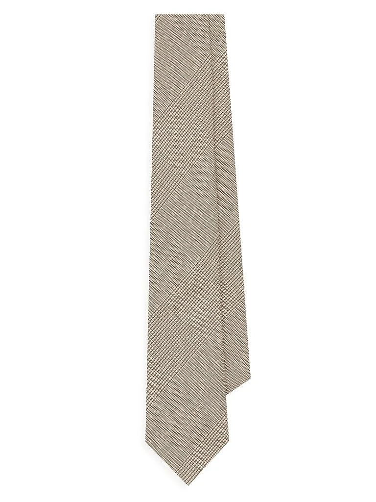 Ralph Lauren Glen Check Linen-Silk Tie 1