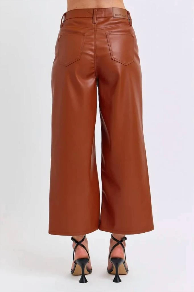 Judy Blue Judy Blue - Aruba Faux Leather Crop Jeans 3