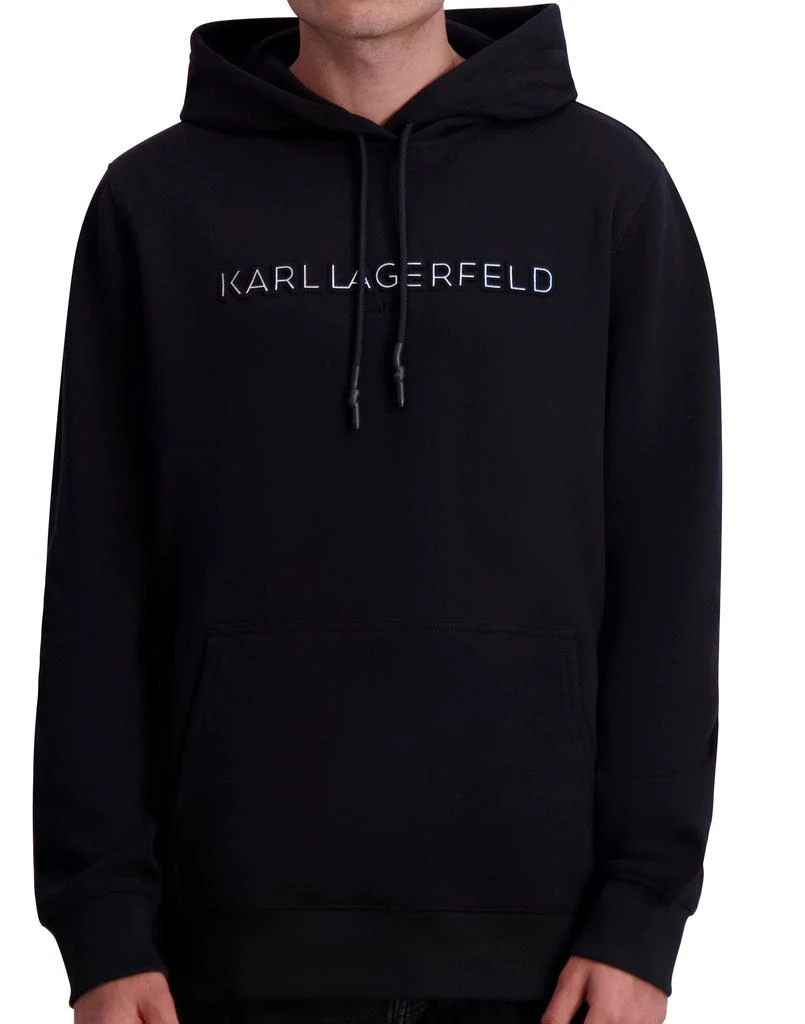 Karl Lagerfeld Paris EMBOSSED LOGO HOODIE 1