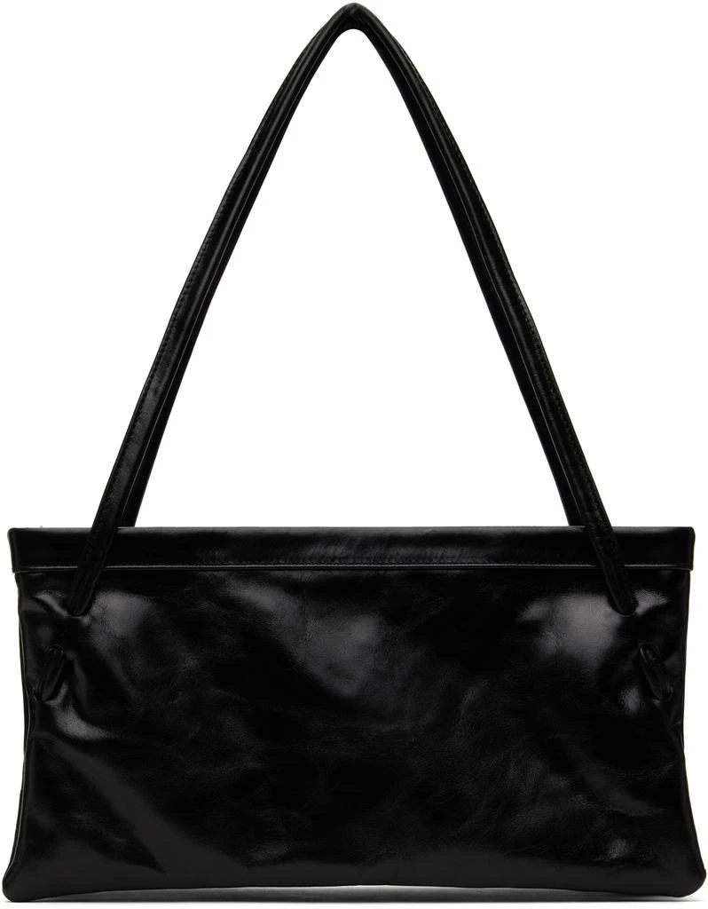 by FAR Black Hannah Creased Leather Bag 1