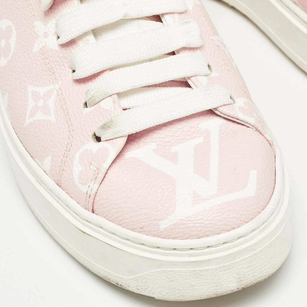 Louis Vuitton Louis Vuitton Pink Monogram Giant Canvas Time Out Sneakers Size 38.5 7