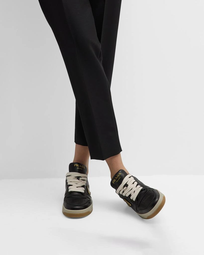 Prada Leather Low-Top Sneakers 3