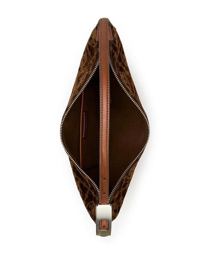 Tory Burch T Monogram Small Flocked Shoulder Bag 3