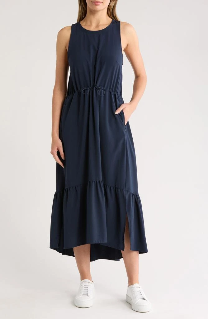 Zella Pursuit Tiered Midi Dress 1