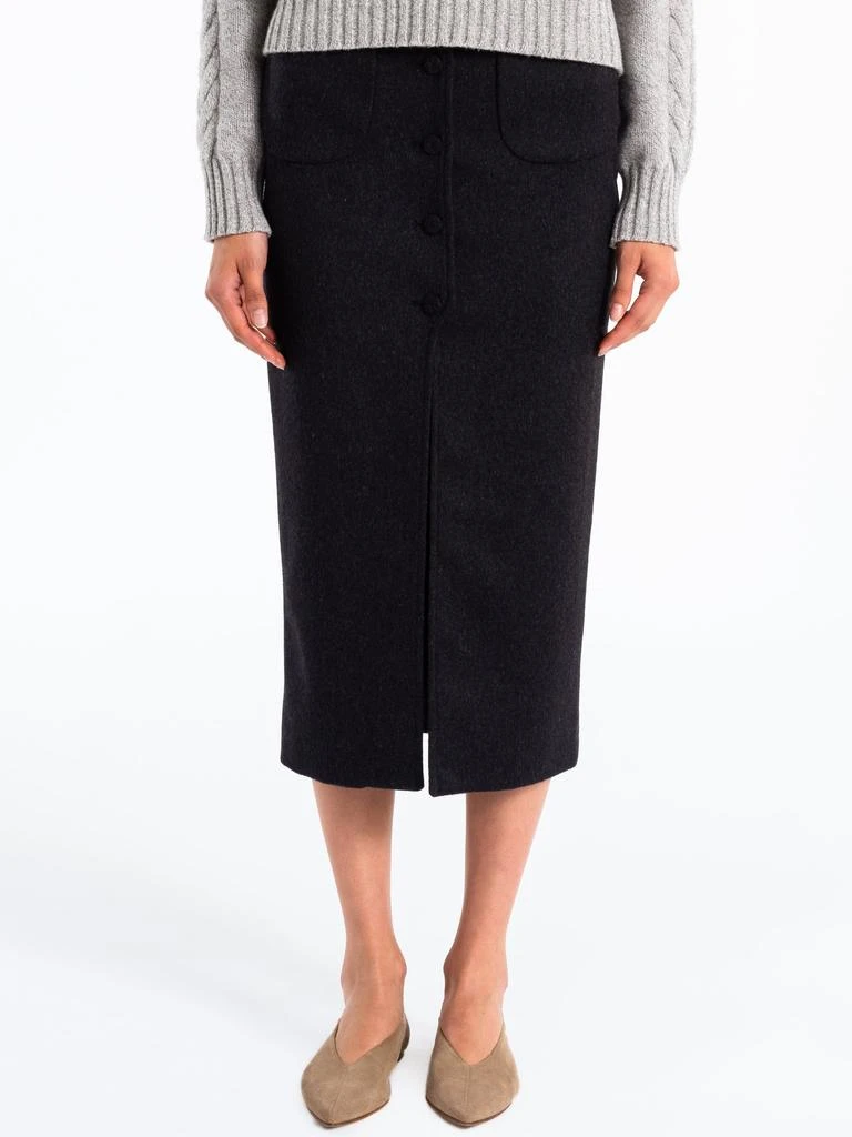 预计3周后发货 Margaux Lonnberg Margaux Lonnberg - Jupe Jagger Anthracite 2