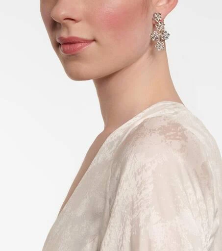 Jennifer Behr Juliette crystal-embellished earrings 3