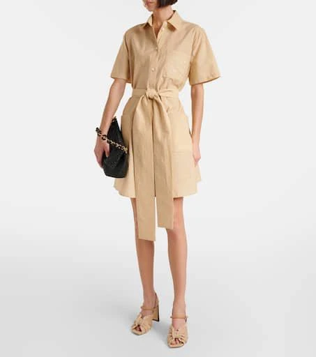 Jimmy Choo Annika 95 canvas peep-toe pumps 3