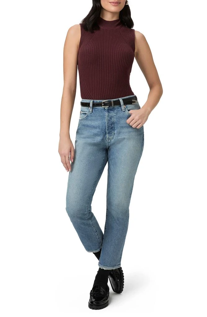 Paige Billy High Waist Crop Straight Leg Jeans 4