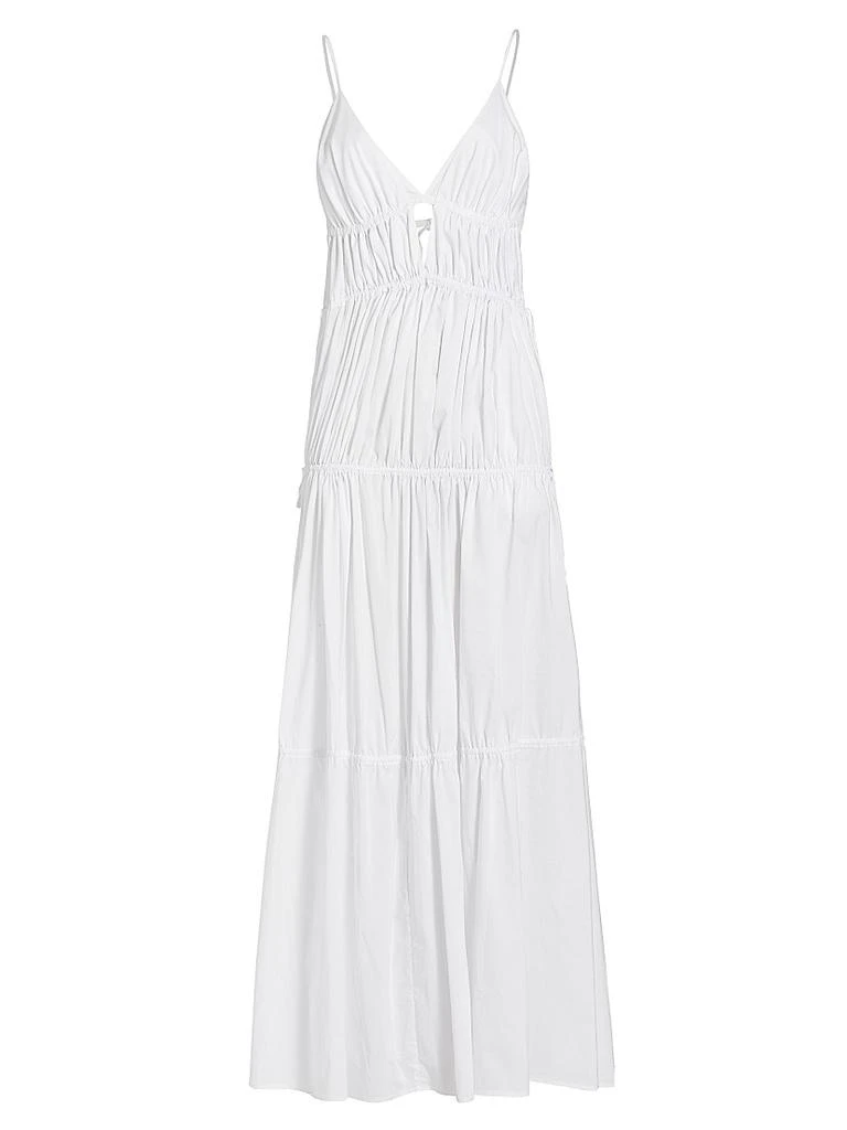 Jonathan Simkhai April Tiered Gathered Maxi Dress 1