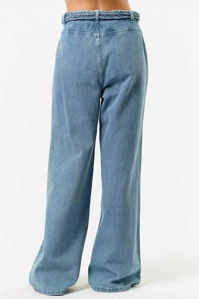 lalavon Lalavon - Front Pocket Denim Pants 2