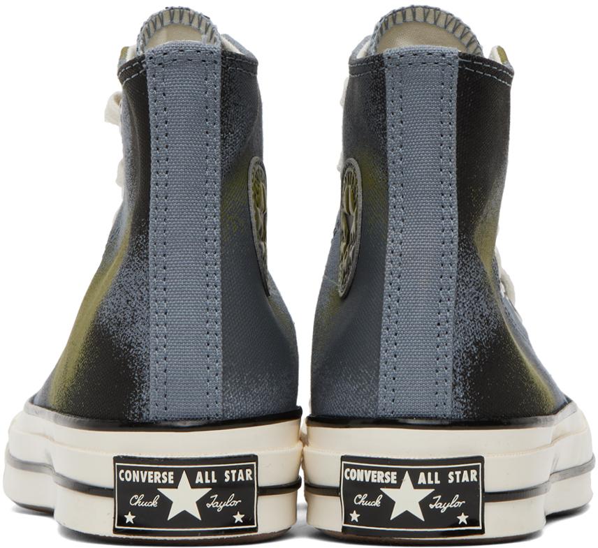 Converse Blue Chuck 70 Spray Paint Sneakers