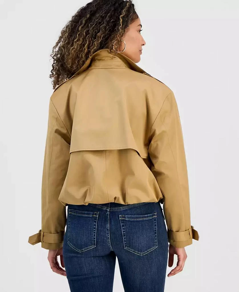 INC International Petite Bubble Cropped Trench Coat, Macy
s Exclusive 2