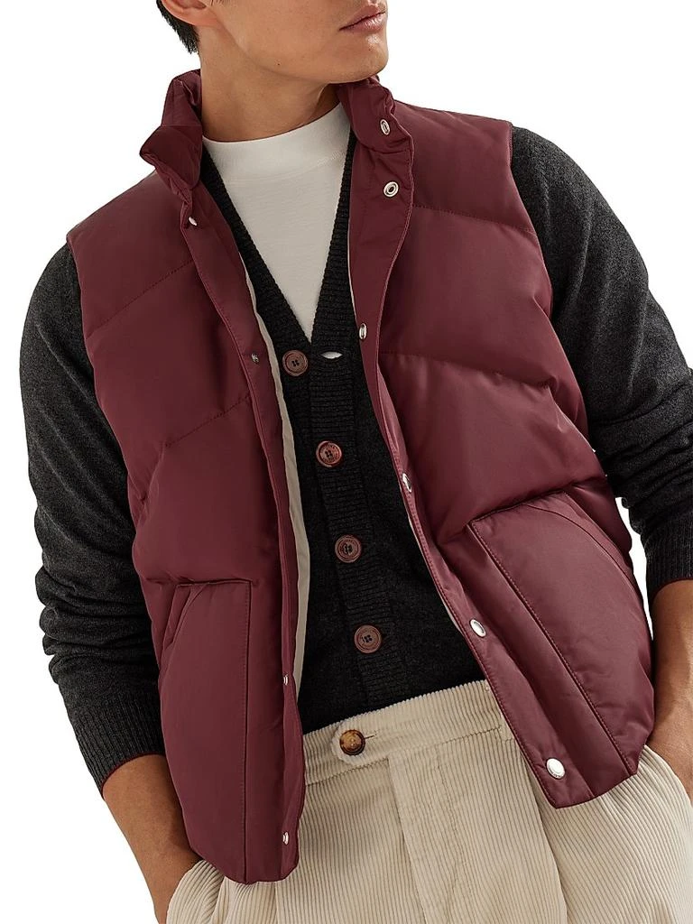 Brunello Cucinelli Techno Satin Down Vest 5