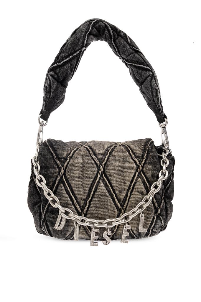 【DIESEL】charm-d shoulder S Diesel Charm-D Bags: denim shouder bags, small handbags