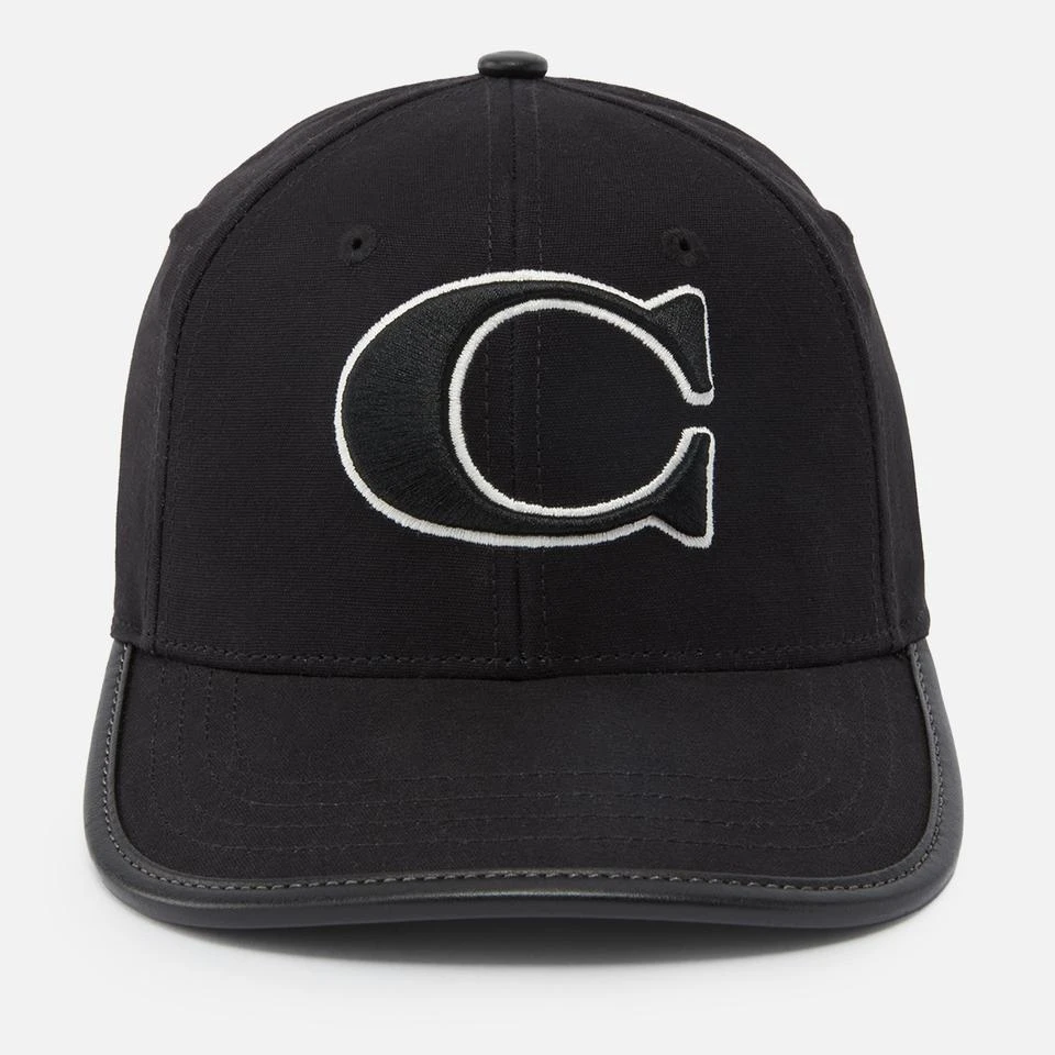 undefined Coach C Cotton Canvas Baseball Hat 1