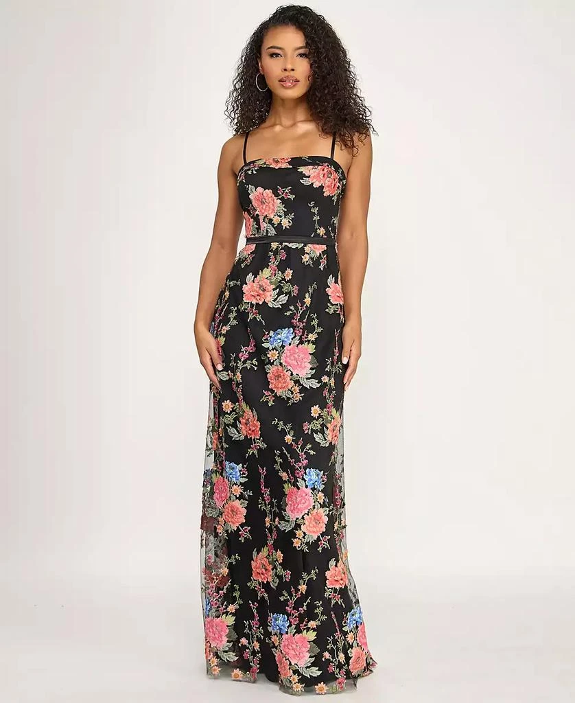 City Studios Women
s Floral Embroidered Gown, Created for Macy
s 6