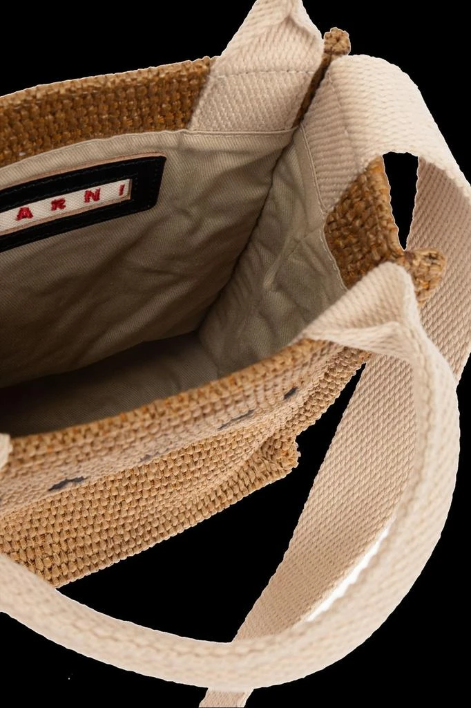 Marni Marni Logo Embroidered Shoulder Bag 4