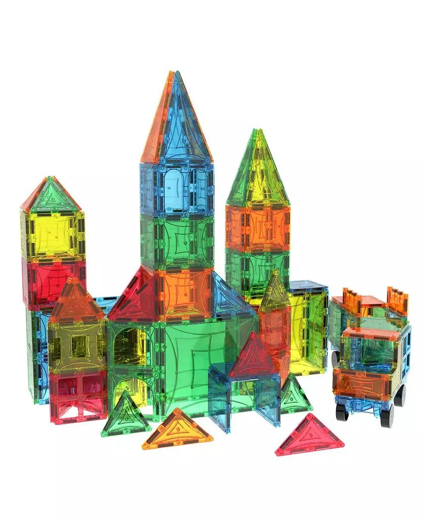 Mag-Genius 108 Piece Magnetic Building Blocks With Two Bonus Pieces 2