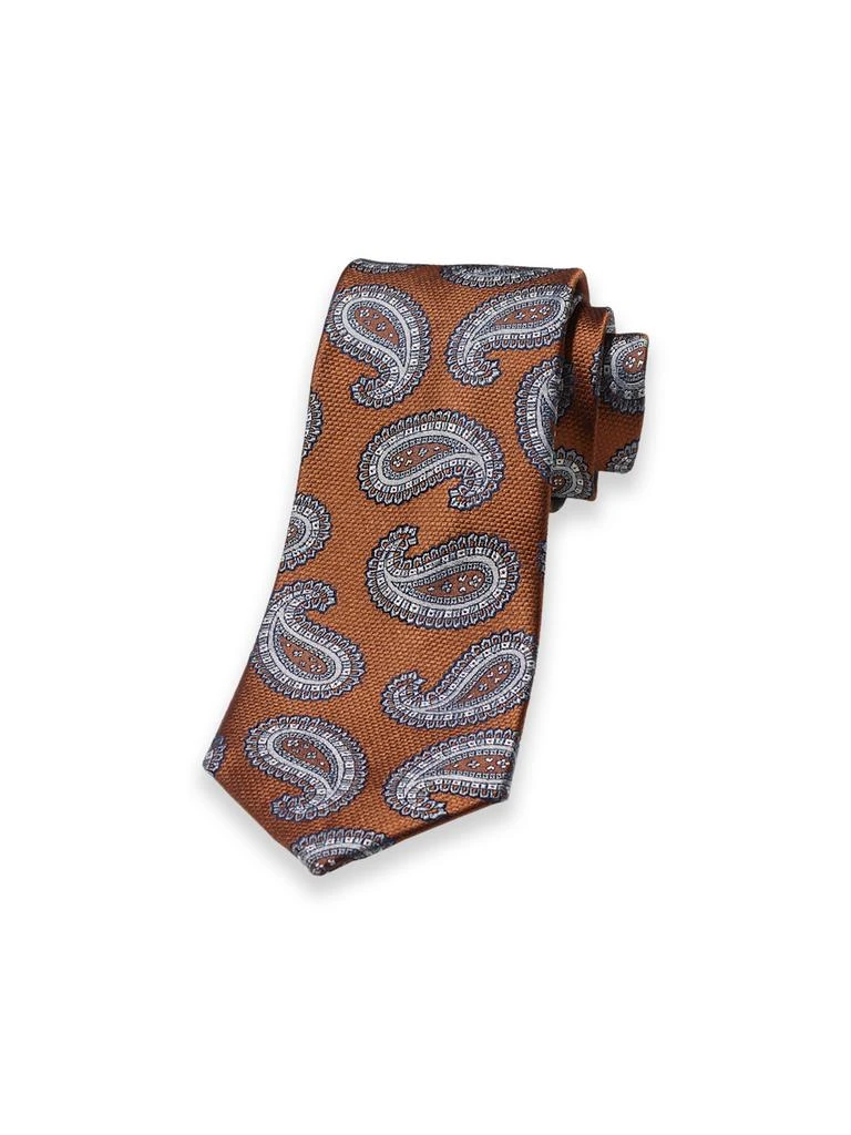 Paul Fredrick Paisley Woven Silk Tie