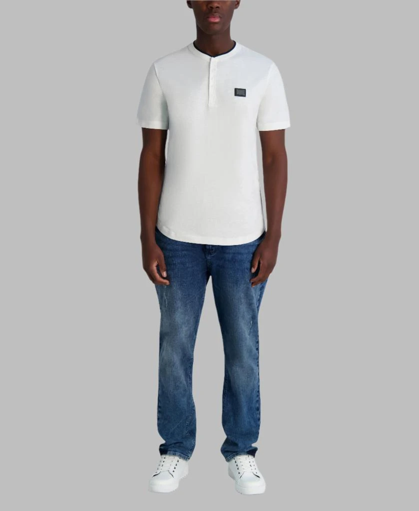 Karl Lagerfeld Paris KARL LOGO PLATE HENLEY TEE 4