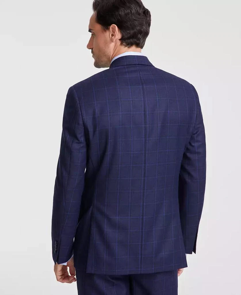 Michael Kors Men's Classic-Fit Wool-Blend Stretch Plaid Suit Separate Jacket 3