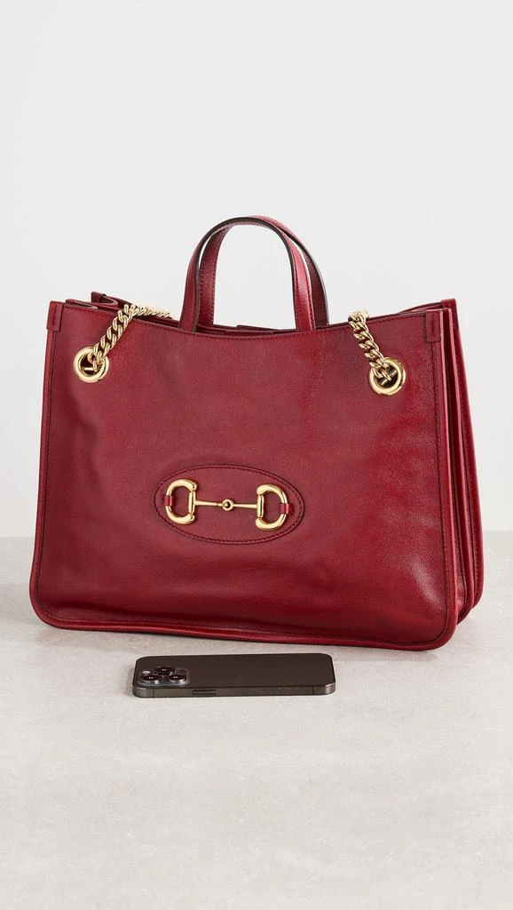 Shopbop Archive Gucci Horsebit Tote, Calfskin Leather 2