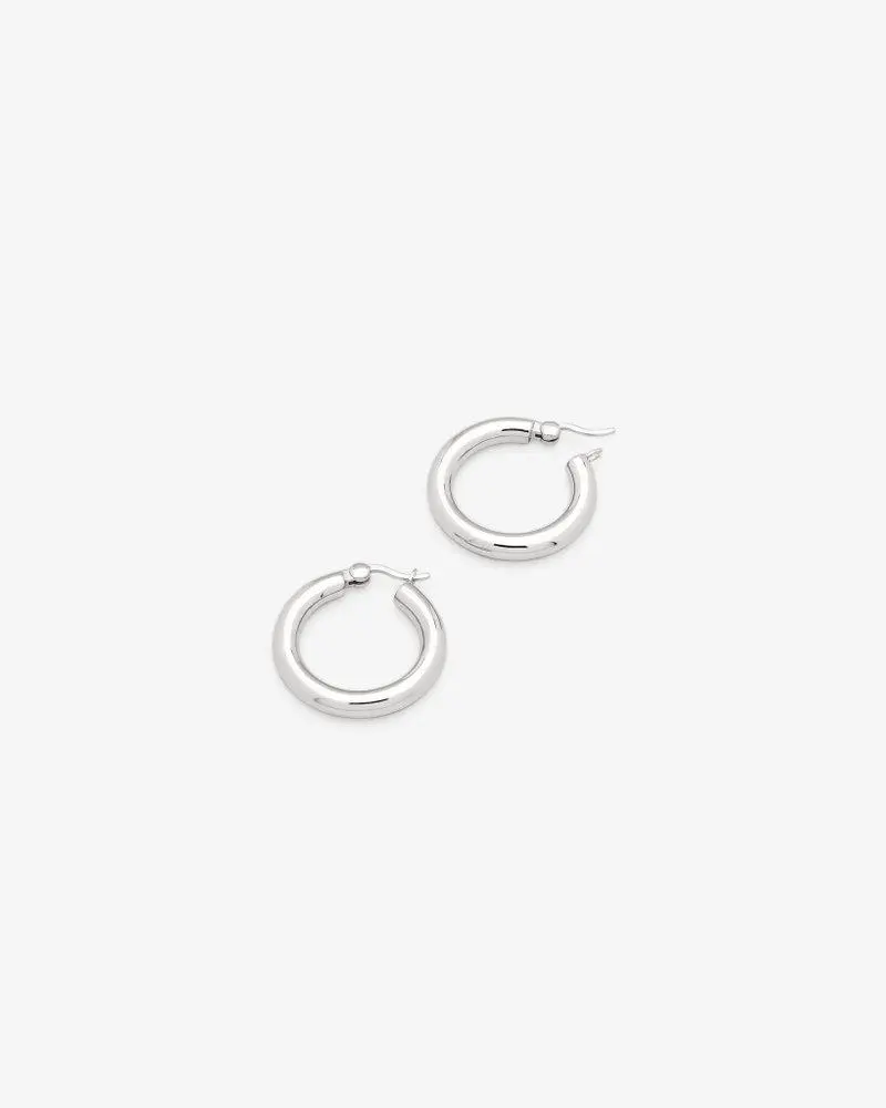 Tom Wood Tom Wood Classic Thick Hoop Earrings