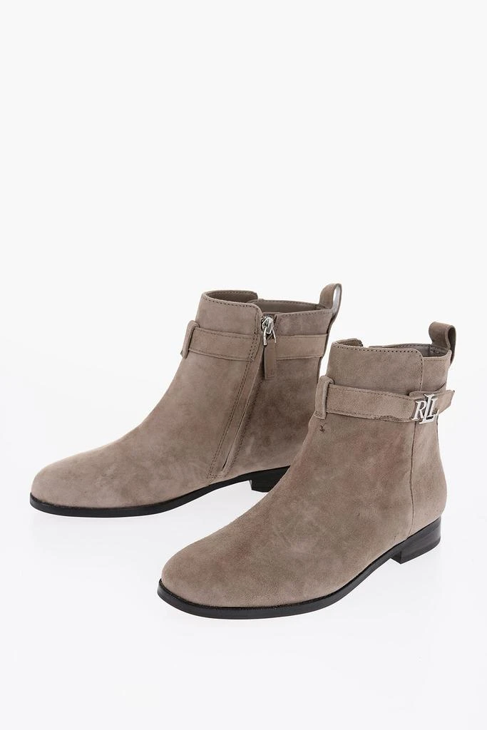 Ralph Lauren Lauren Suede Briele Boots With Straps 1