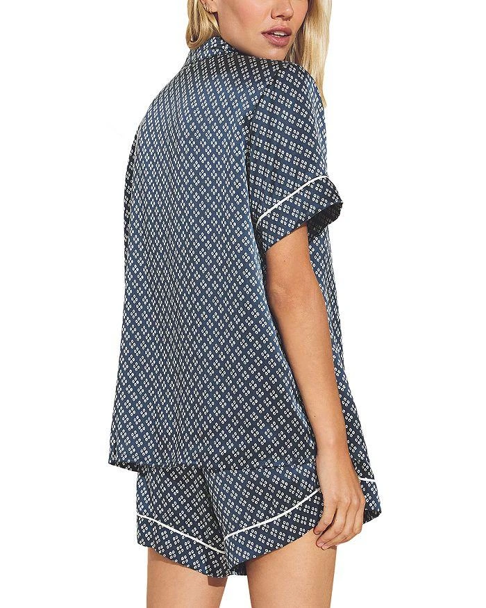 Eberjey Inez Printed Washable Silk Short Pajama Set 3