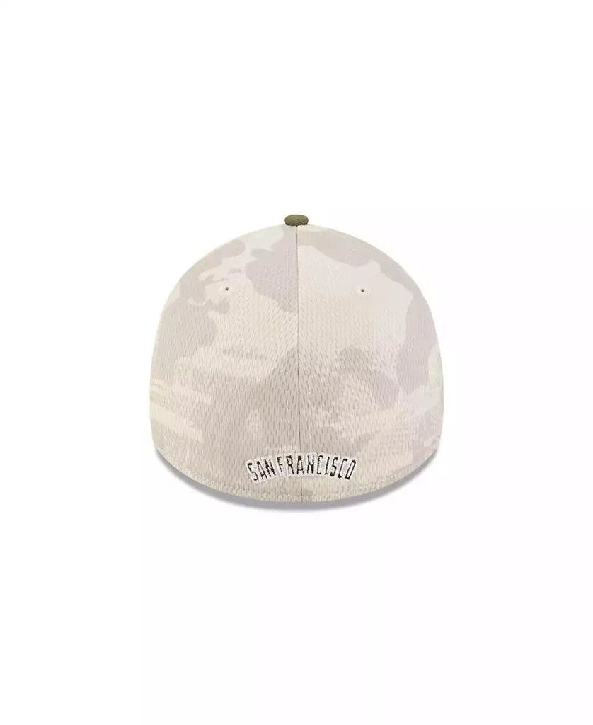 New Era Men's Light Beige/Olive San Francisco Giants 2025 Armed Forces Day 39THIRTY Flex Hat 5